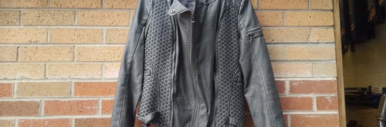 Ladies Leather Biker Jacket