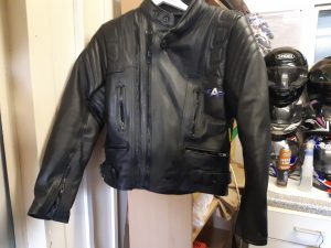 akito leather motorcycle jacket
