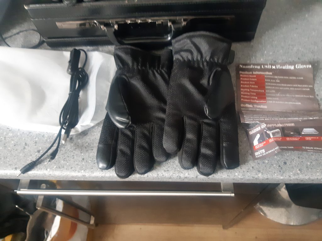 001008 nuanfeng heated usb gloves in xl new Paul Myler Transport