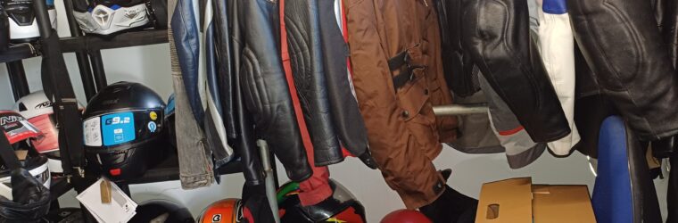 Motorcycle clothing new and used
